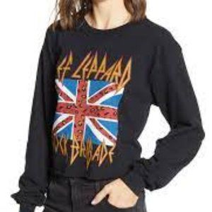NWT Day by Daydreamer Def Leppard Long sleeve Tee